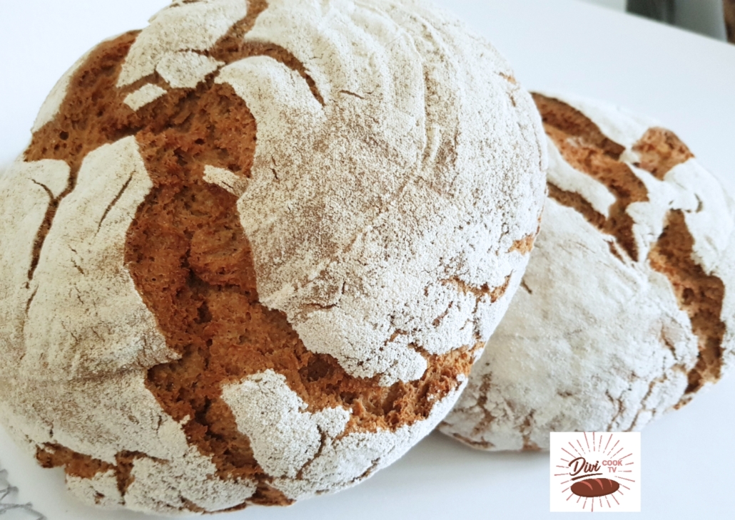 Roggenmischbrot mit Sauerteig - Divi Tv - bake and cook